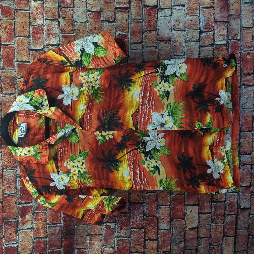 Paradise Style Hawaii medium Hawaiian Shirt men's m